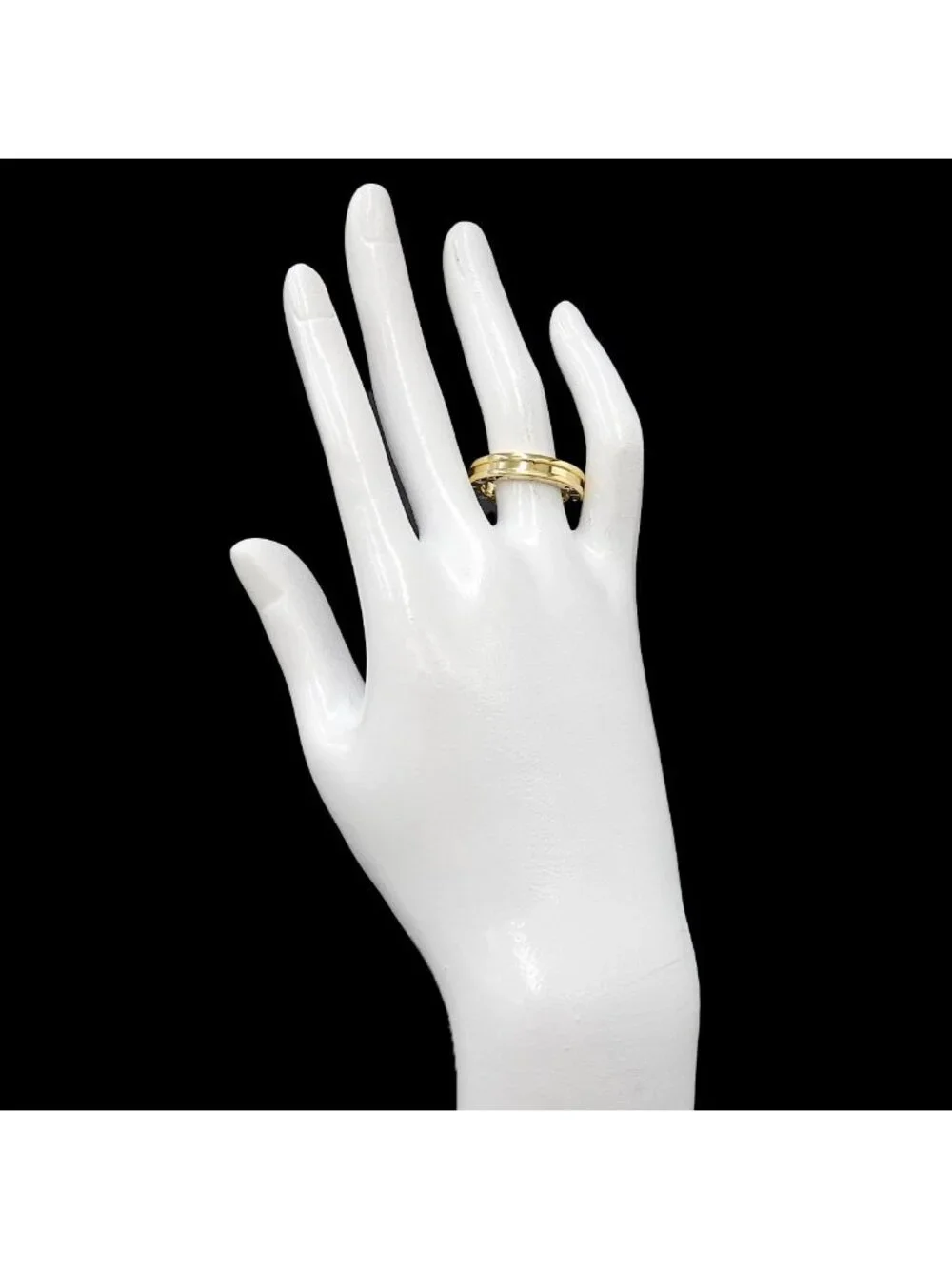 Bvlgari Band 57 Ring 18K Yellow Gold